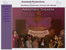 Tablet Screenshot of anastasisproductions.org